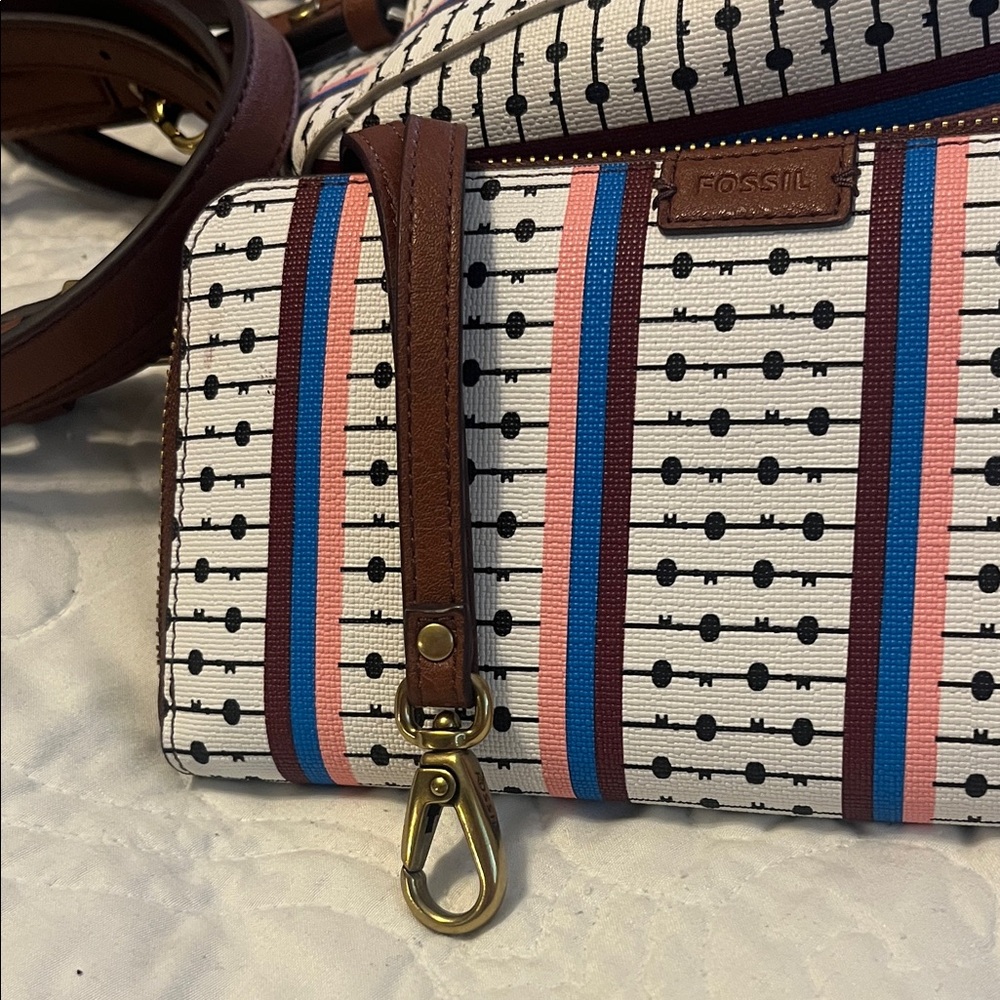 Fossil brand Rachel satchel and wallet - Picture 8 of 9